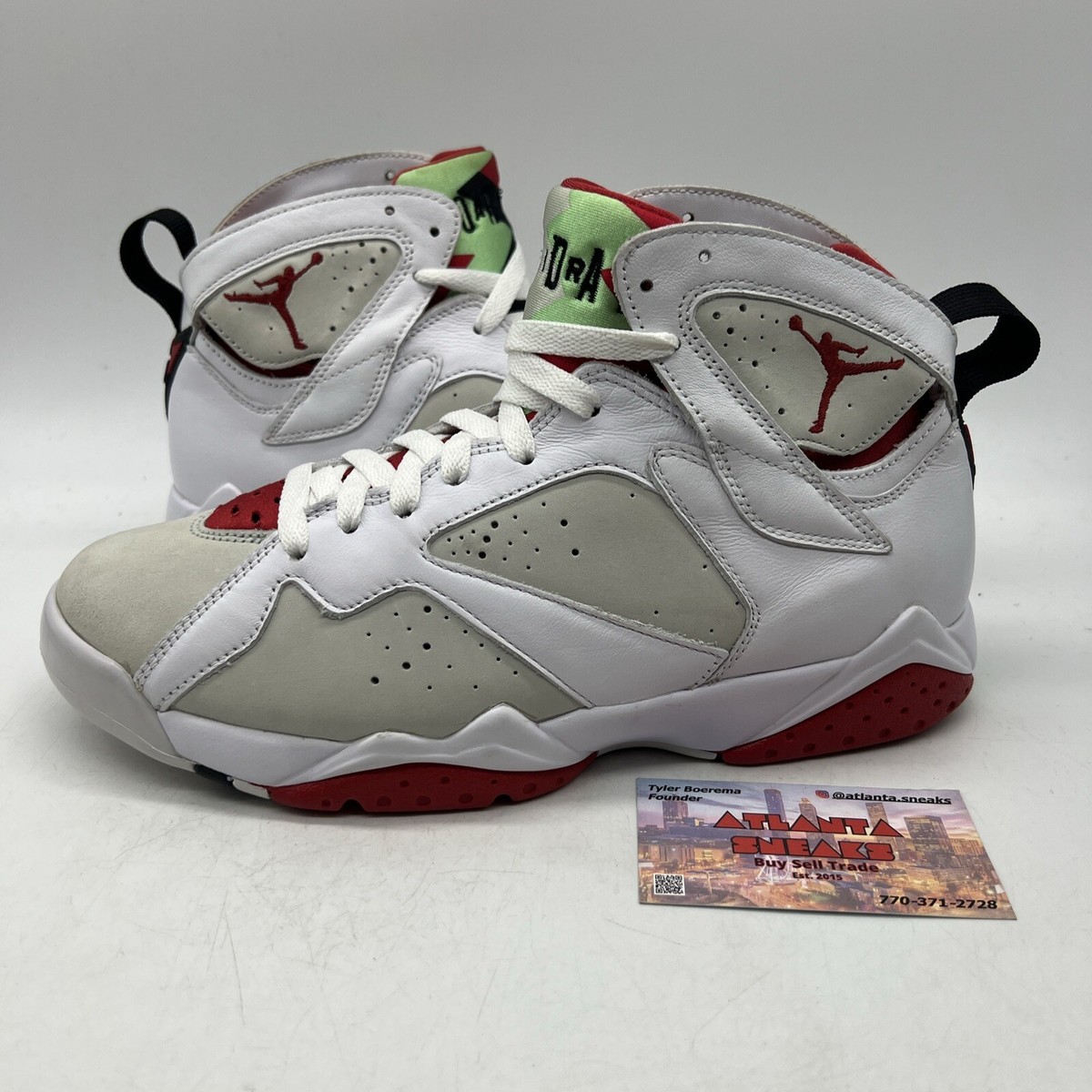 Size 8 - Air Jordan 7 Retro 2015 Hare Red (304775-125