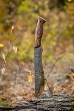 Custom Handmade Carbon Steel Machete Full Tang Hunting |Camping Knife with cover