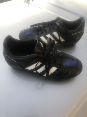 Adidas Puntero Unisex Soccer Cleat Youth Size Blue and Black Youth  Cleats