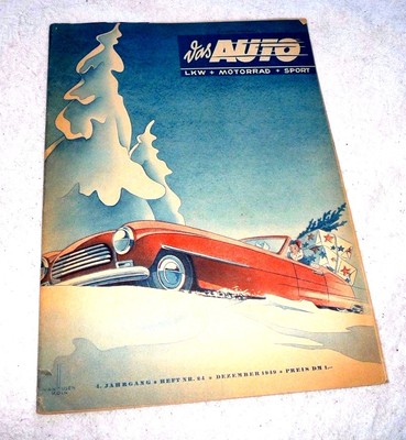 GERMANY GERMAN AUTOMOBILE MOTORCYCLE MAGAZINE DAS AUTO MOTORRAD SPORT  FORD 1949