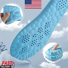 2 Pairs Soft Shock Absorbing Insoles Shoe Inserts Arch Support Plantar Fasciitis