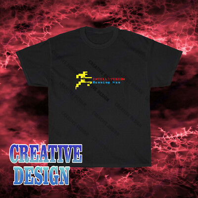 New Design Intellivision Running Logo T-Shirt Funny Size S to 5XL