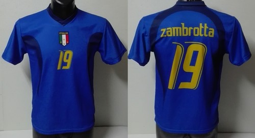 MONDO REPLICA ITALIA MAGLIA MONDIALI 2006 L. ZAMBROTTA 19 TG. S | eBay