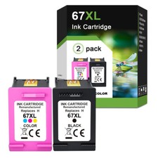 High Yield 67XL Ink Cartridge for HP Ink 67 XL Deskjet 2700 2720e Envy 6000 6055