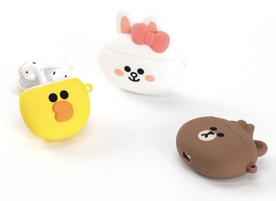 Line Friends Airpods Case Official Line Friends BTS BT21 Face Type