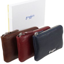 Mens Ladies Small Vintage Leather Coin Purse Pouch/Wallet by Golunski Graffit...