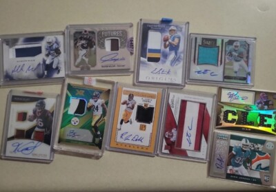 HOT PACK LOT 3 RPA 1 AUTO 1 MEM 5 Hits Per READ! NFL NBA LOT ROOKIES