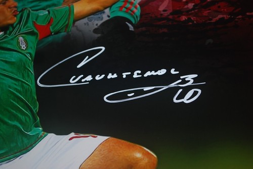 Mexico Soccer Star CUAUHTEMOC BLANCO Signed 11X14 PHOTO Beckett COA 2W799515 - Picture 2 of 3