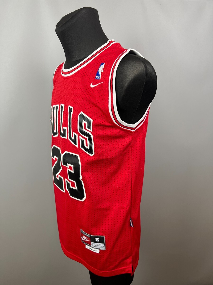 MICHAEL JORDAN CHICAGO BULLS JERSEY NBA BASKETBALL NIKE MENS RED