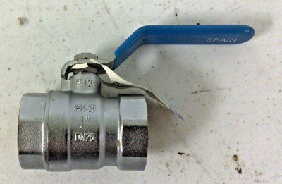NEW, GENEBRE F13 PN-25 1'' DN25 LIGHT BALL VALVE PRESSURE RATING, FREE SHIPPING