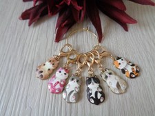 Schlüssel-Taschenanhänger KATZE 6 Varianten...
