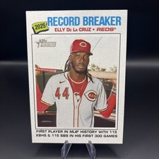 2026 Topps Heritage - Record Breakers Elly De La Cruz #233 - Cincinnati Reds