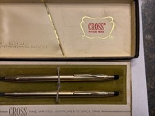 Cross 12K Gold Filled Pen And Pencil Set 6601