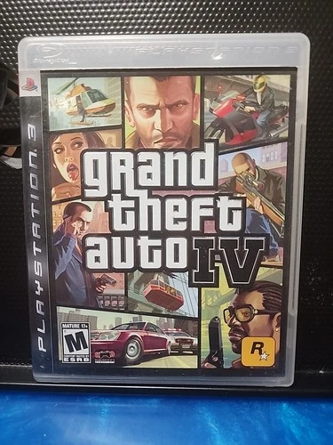 Grand Theft Auto IV - Sony PlayStation 3 With Map Fully Tested & Complete