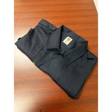 Dickies Navy Blue Short Sleeve Original Fit Work Shirt Mens 4XL Utility NWT