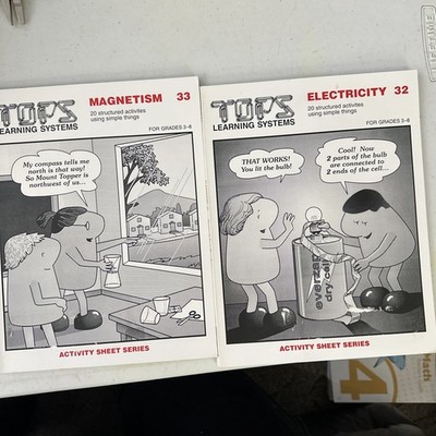 TOPS Learning Systems Book 32: Electricity & Book 33: Magnetism Grades 3-6 