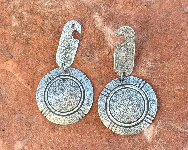 SOUTHWESTERN STERLING SILVER EARRINGS