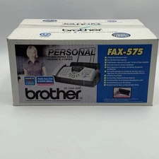 Brother FAX-575 Personal Fax Machine Phone Plain Paper Copier NEW FACTORY SEALED