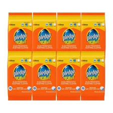 Pledge Grab‑It Electrostatic Dusting Cloths – Pack of 20 (×8 Packs)