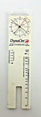 Vintage DynaCirc Caliper for Measuring Heart Rate Plastic