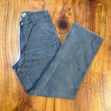 Carhartt Mens Pants 36 x 34 Double Knee Denim Canvas Relaxed Fit Rugged Flex F5