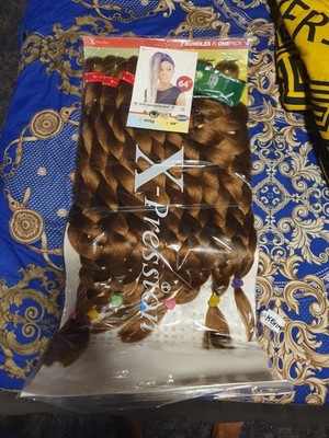 Long 64'' 7 in one pre-strech  Xpression Extension Attachment Hair For  Braids