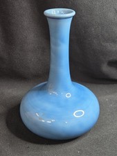 陶瓷蓝色老式原版古董日本花瓶| eBay