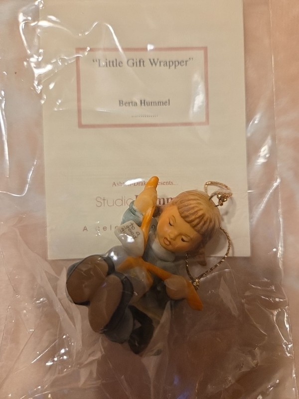 Hummel Tree Ornament Little Gift Wrapper