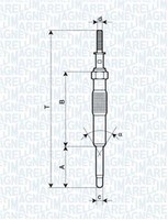 Magneti Marelli 062900034304 GlüHkerze FüR Hyundai KIA