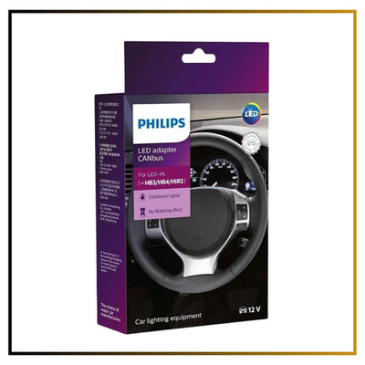 Philips Automotive Lighting CANbus fits HB3 9005 and HB4 9006 Set of 2 Black