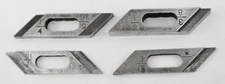 (4) A. - B. Doall Cutters / Vintage Attachments / Mountain Top Tools