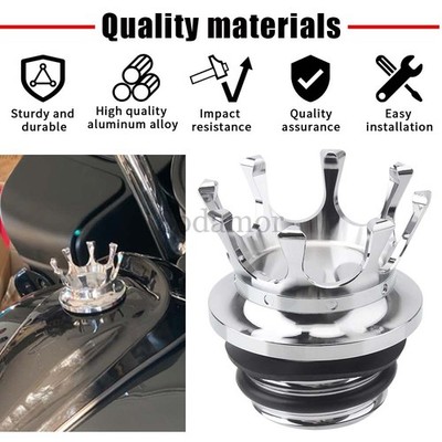 Gas Fuel Tank Cap for Harley Sportster SuperLow Dyna Wide Glide FXDWG Road King