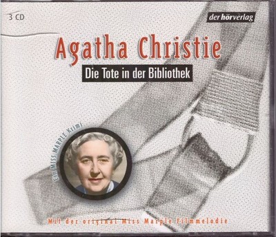 Hörbuch - Agatha Christie - Die Tote in der Bibliothek, 3 CDs, 218 min