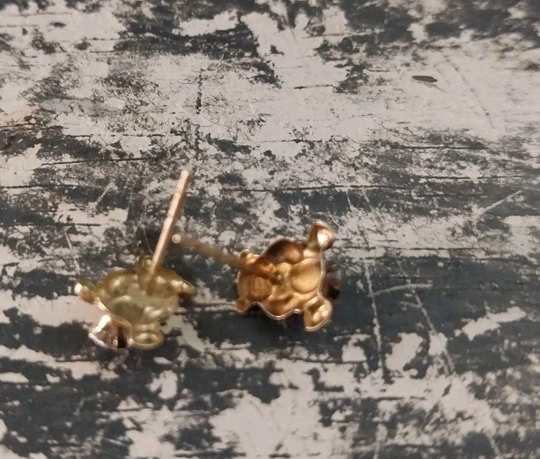 Brinco de ouro 14kt para ursinho de pelúcia - Imagem 2 de 2