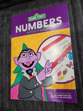 Sesame Street Numbers Activity Workbook Educational Homeschool Book New
