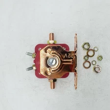 B6AZ-11450-A Starter Solenoid Relay Wear Resistant Metal Red Solenoid Switch