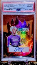 2024 Press Pass Olivia Dunne AUTO Die Cut ON FIRE Livvy /2 WHATNOT Exclusive 🔥❣