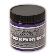 Jacquard Professional Screen Print Ink Water Soluable 4oz Jar Opaque Violet