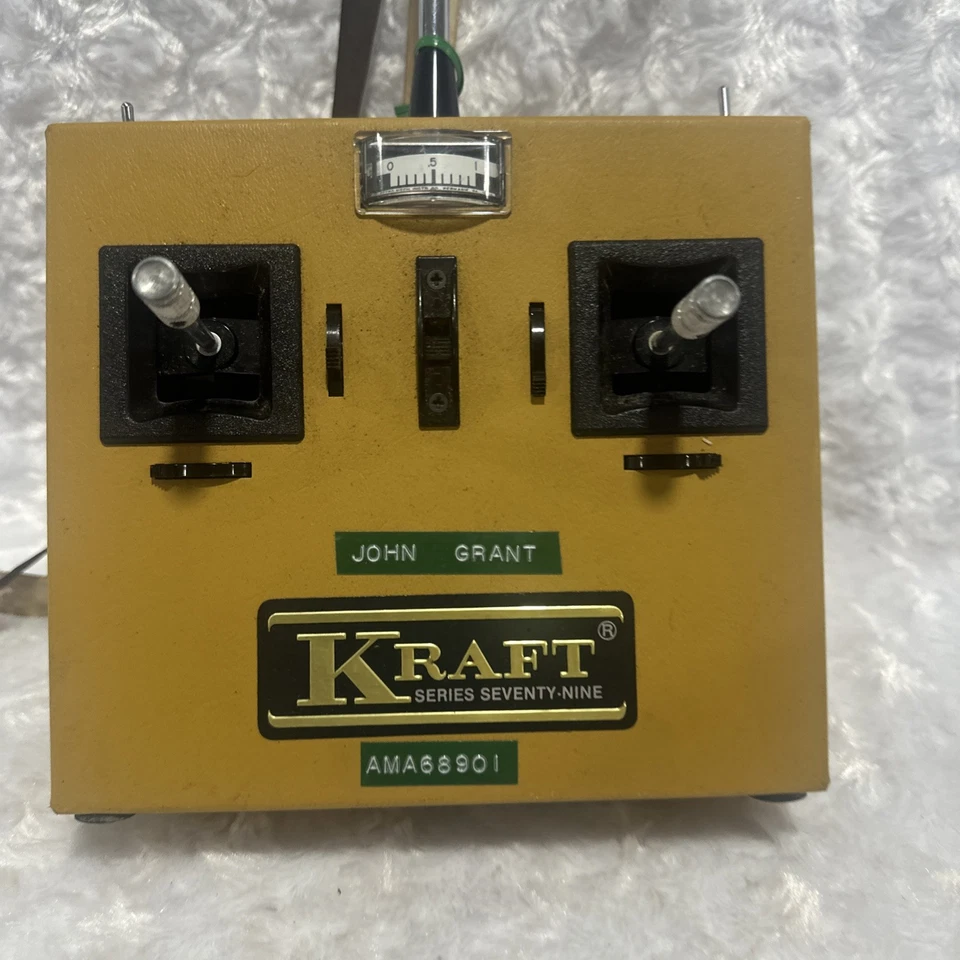 Vintage RC Kraft Transmitter Series Seventy-Five RC Radio Controller Dual Stick - Image 2 of 4