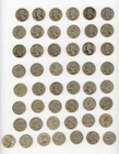Washington Quarters Lot of 49 (1935–1962) 90% Silver US Coins Circulated