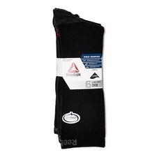 Reebok Men's Pro Series Lightweight Crew Socks, 6-Pack
