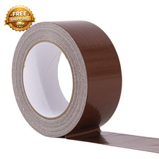 Duct Tape Dark Brown 2 Inches X 30 Yards No Residue Waterproof Tear by Hand