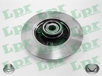 LPR 2X Bremsscheibe Hinten Voll FüR Peugeot 307 CitroëN C4 I 3A/C 3E 3H 3B