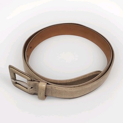 Gold Leather Doncaster Italian Leather Belt XL Doncaster Belts | eBay main image 4
