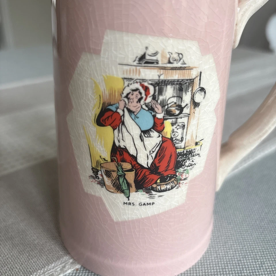 Vintage Bass-Worthington T.G. Green & Co Ltd Mr Pickwick Beer Tankard Pink Gift - Image 2 of 3