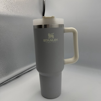 #ad #ad Stanley 20 Adventure Quencher Travel Tumbler 40oz Gray And Cream $15.99