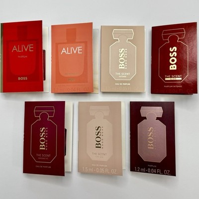 HUGO BOSS Perfume For Women  Sample Spray Vials 7pc Set