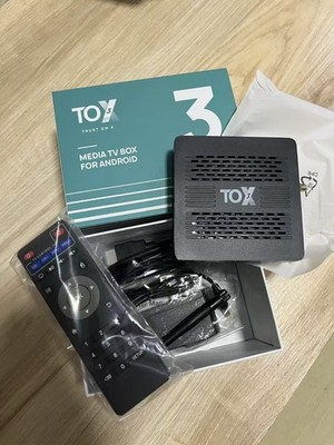 TOX3 Quad Core Amlogic S905X4 Android 11.0 4GB+32GB Smart TV Box 2.4G 5G 1000Msz