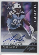 2011 Absolute Memorabilia Rookie Spectrum Platinum 17/25 Akeem Ayers Auto 0b5