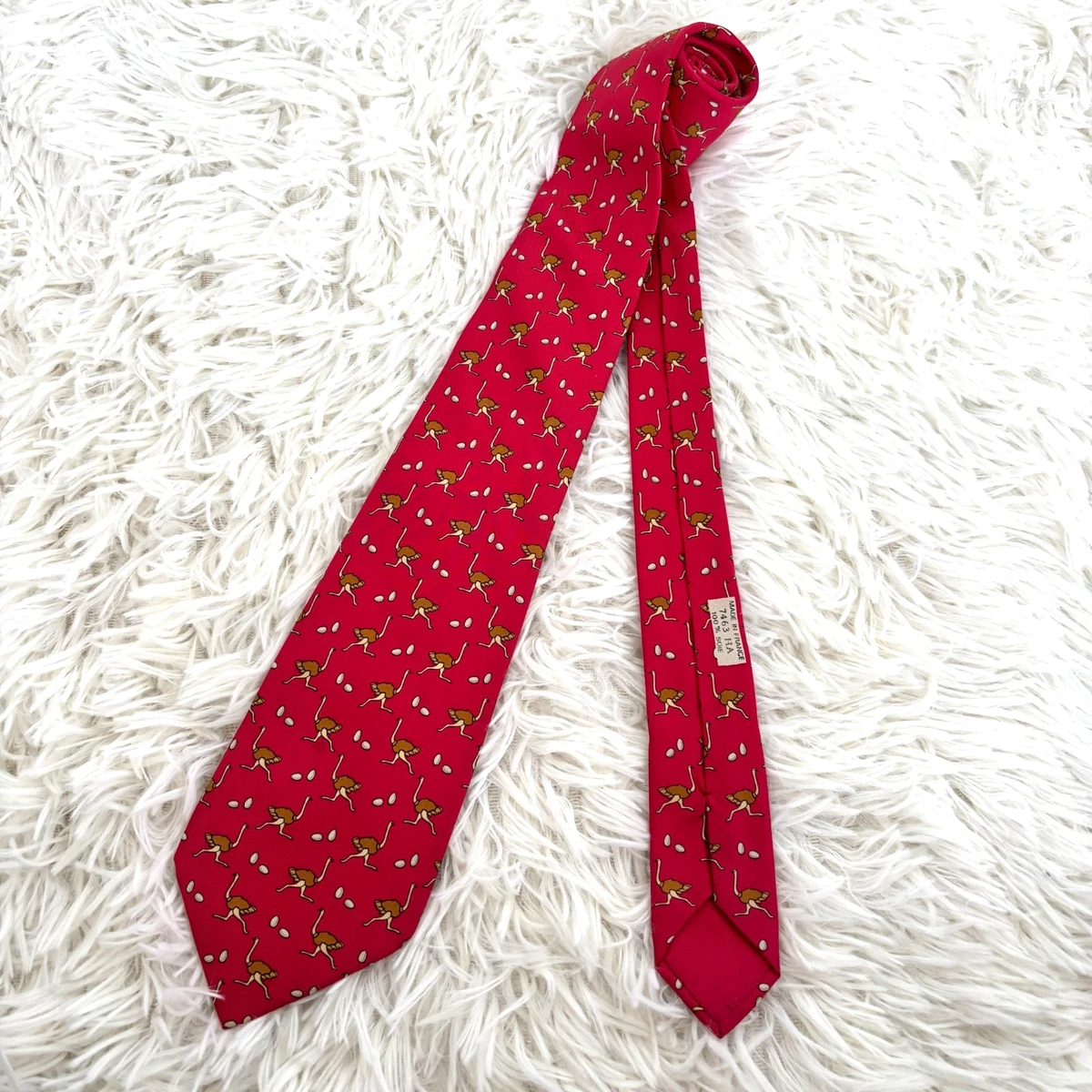 HERMÈS Animal Print Red Ties for Men for sale | eBay HERMÈS Animal Print Red Ties for Men for sale | eBay